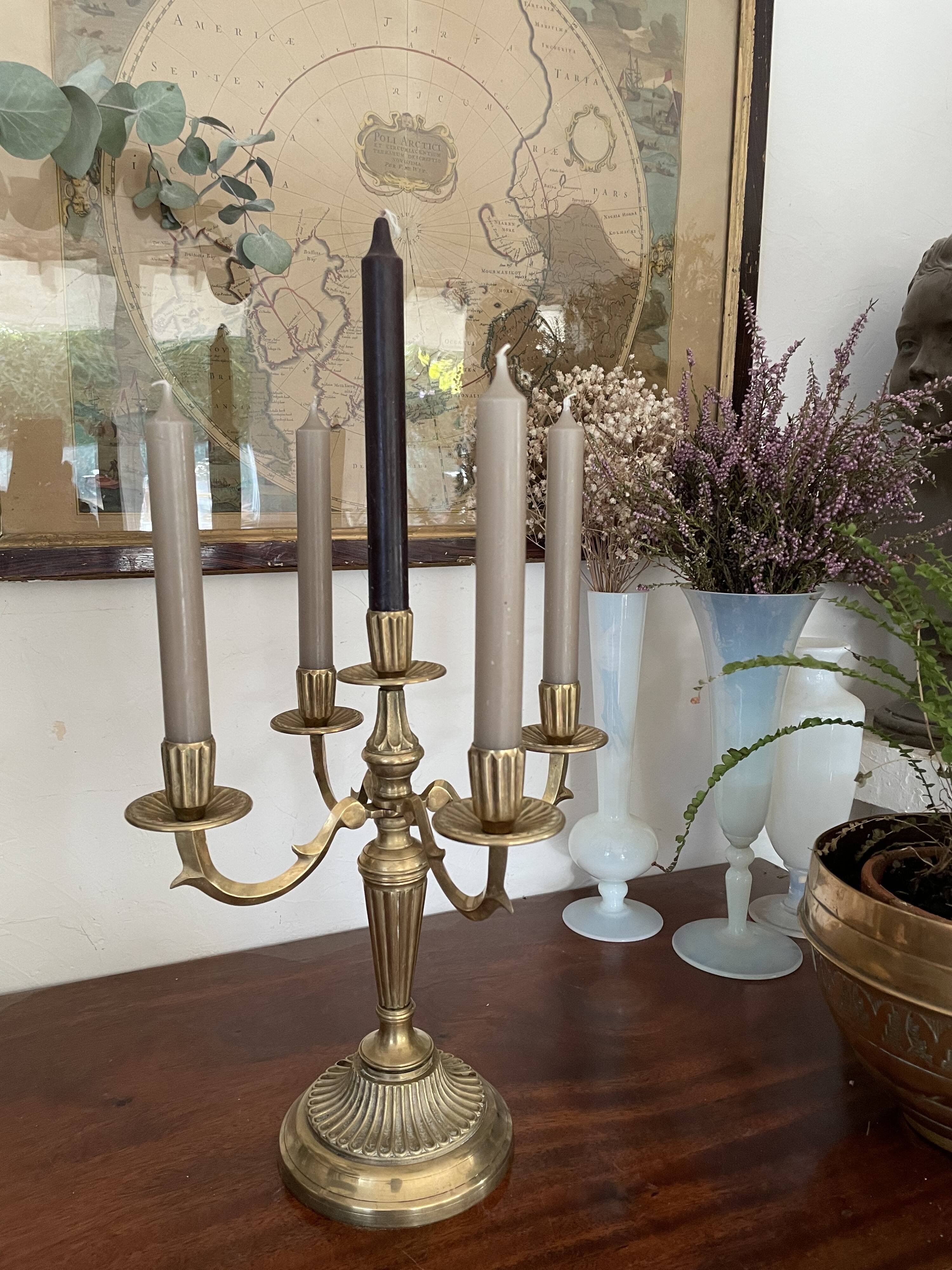 Chandelier en laiton