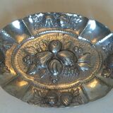 Empty silver metal pocket