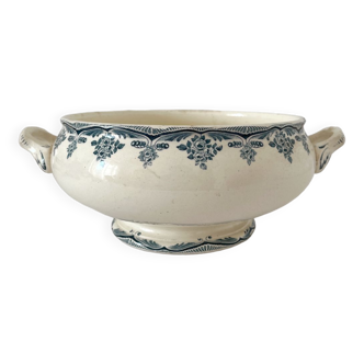 Bordeaux iron clay soup tureen bottom, Choisy le Roi