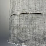 Old linen fabric lampshade suspension