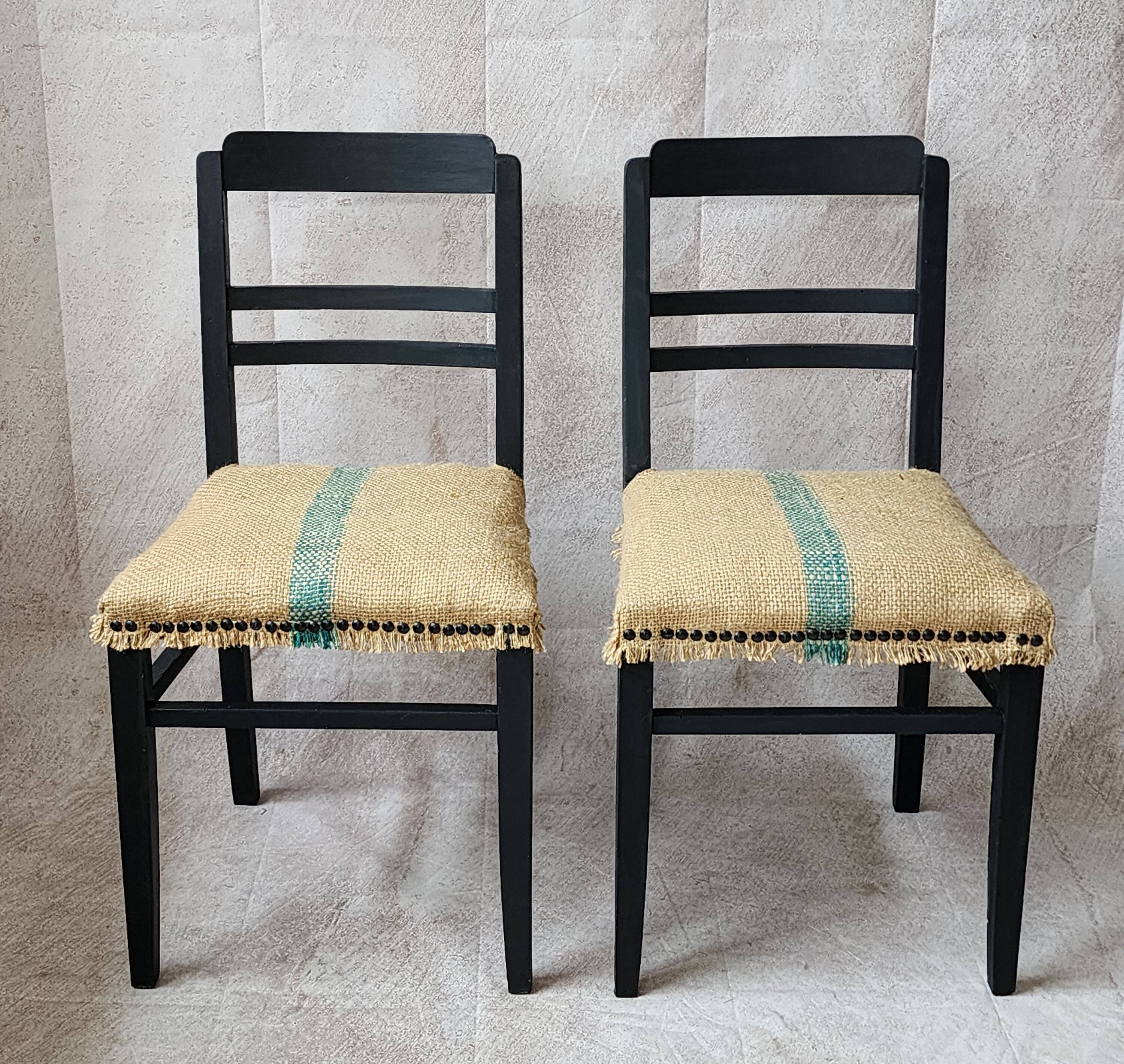 Paire de chaises Art déco