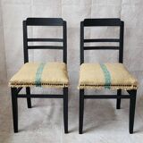 Paire de chaises Art déco