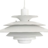 Multi layered pendant light by Kurt Wiborg for Jeka Metaltryk. Denmark 1970s