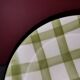 Green Scottish plates Moulin des Loups