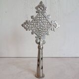 Small Ethiopian Coptic processional cross