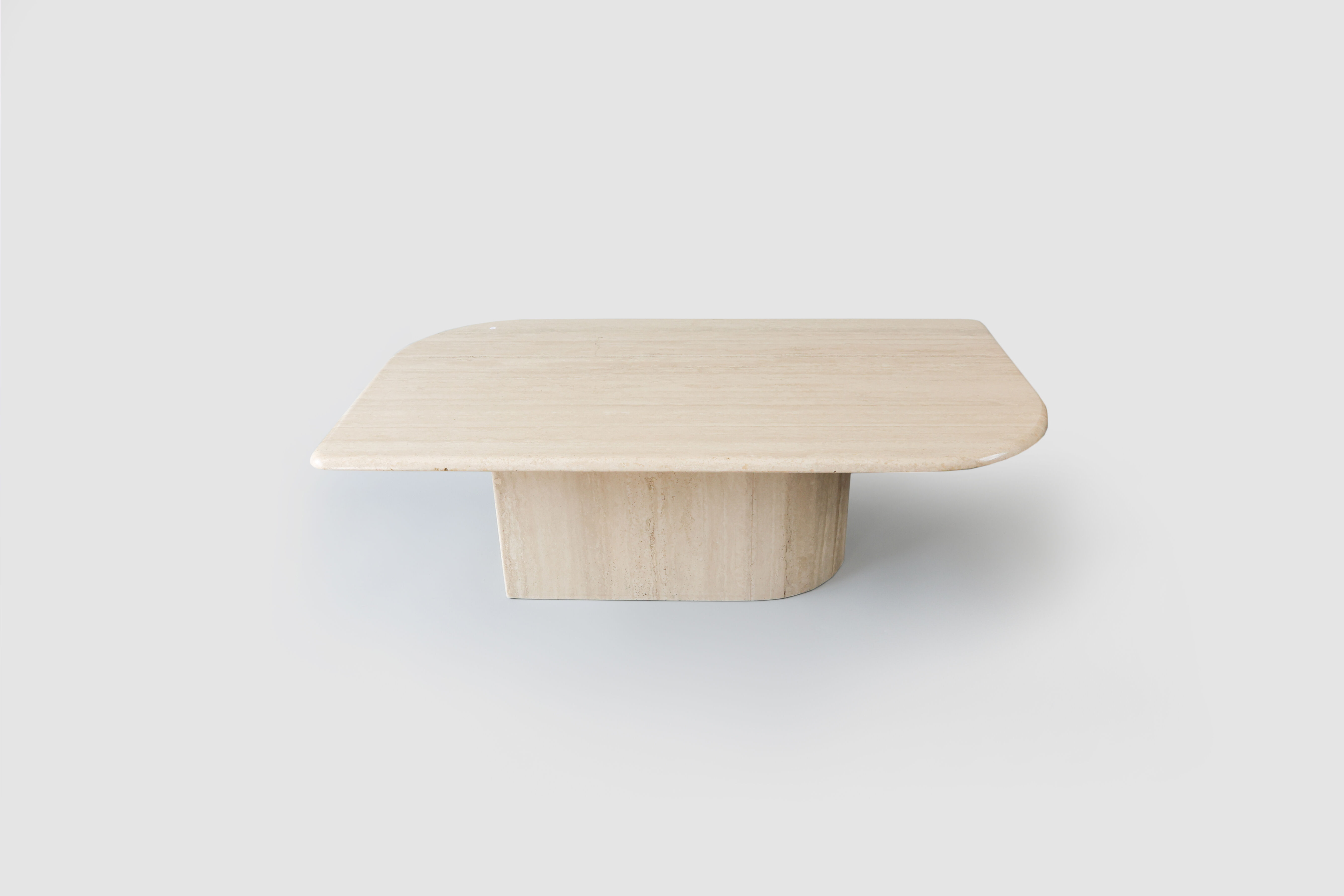 Vintage Italian Travertine Coffee Table