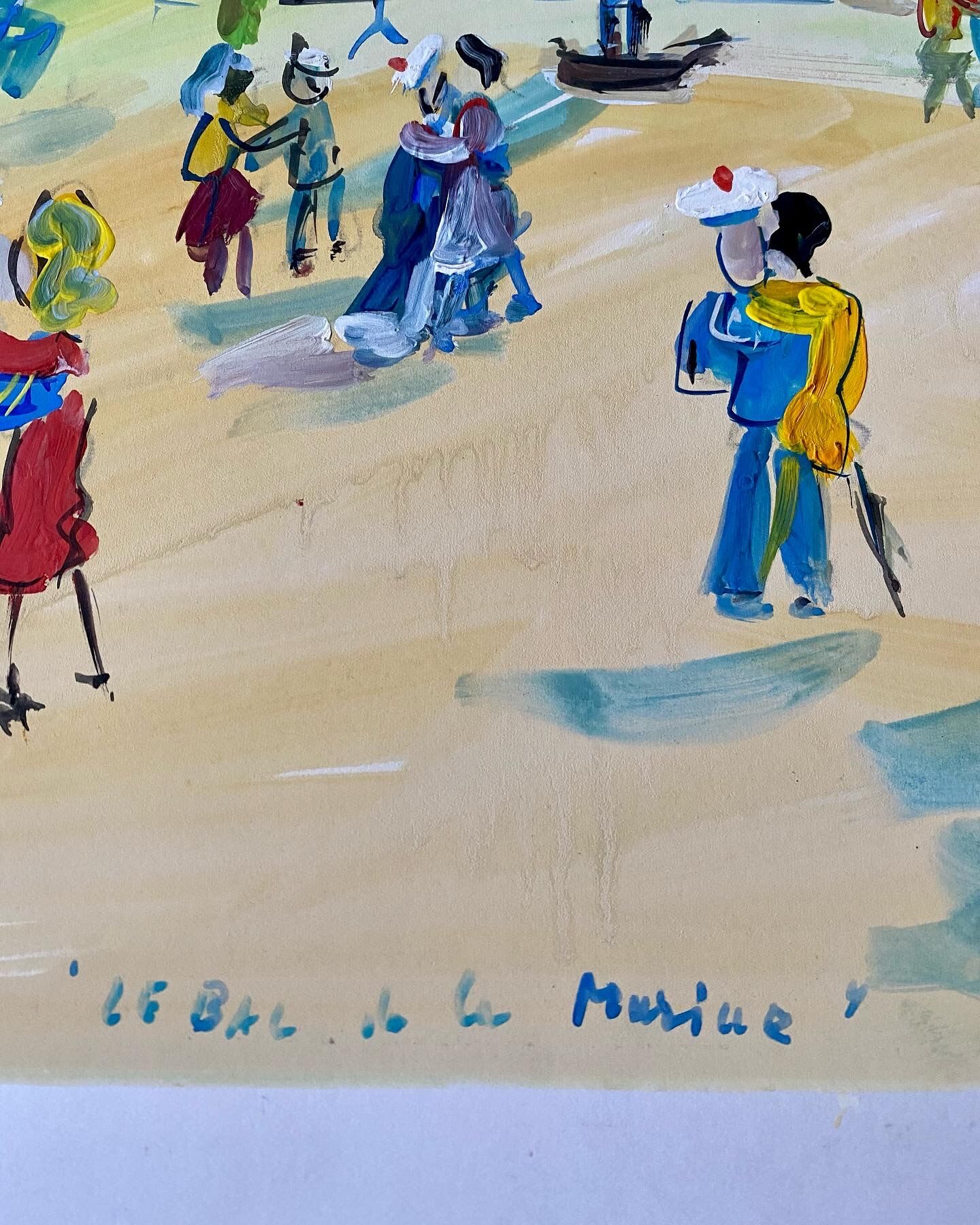 Gouache on paper signed Pito, dated 1972
