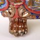 Antique jardinière in majolica Man. Santarelli Gualdo Tadini Italy 1920s