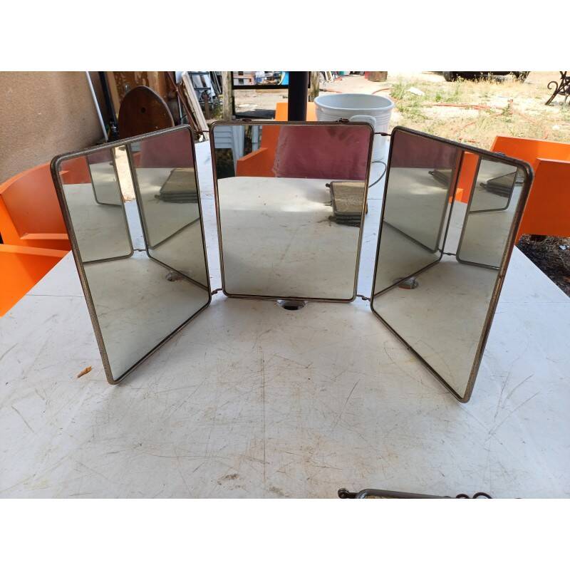 Triptych mirror from the 50s / 60s