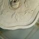 Louis XVI pediment with plaster low relief roses