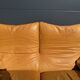 Beautiful Cassina Maralunga 2-seater in camel light patinated natural leather.