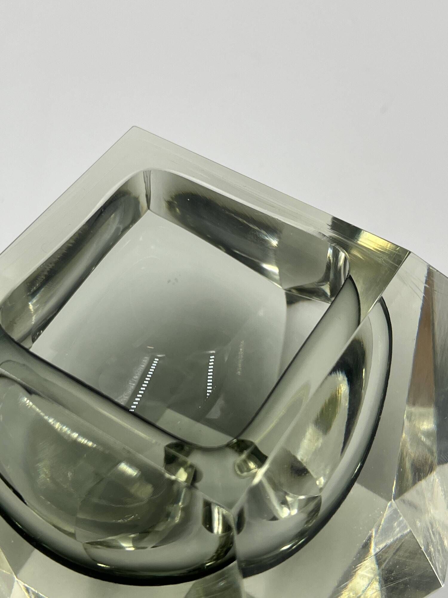 Diamond Ashtray Murano Flavio Poli