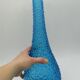 Bottle blue glass vintage italy