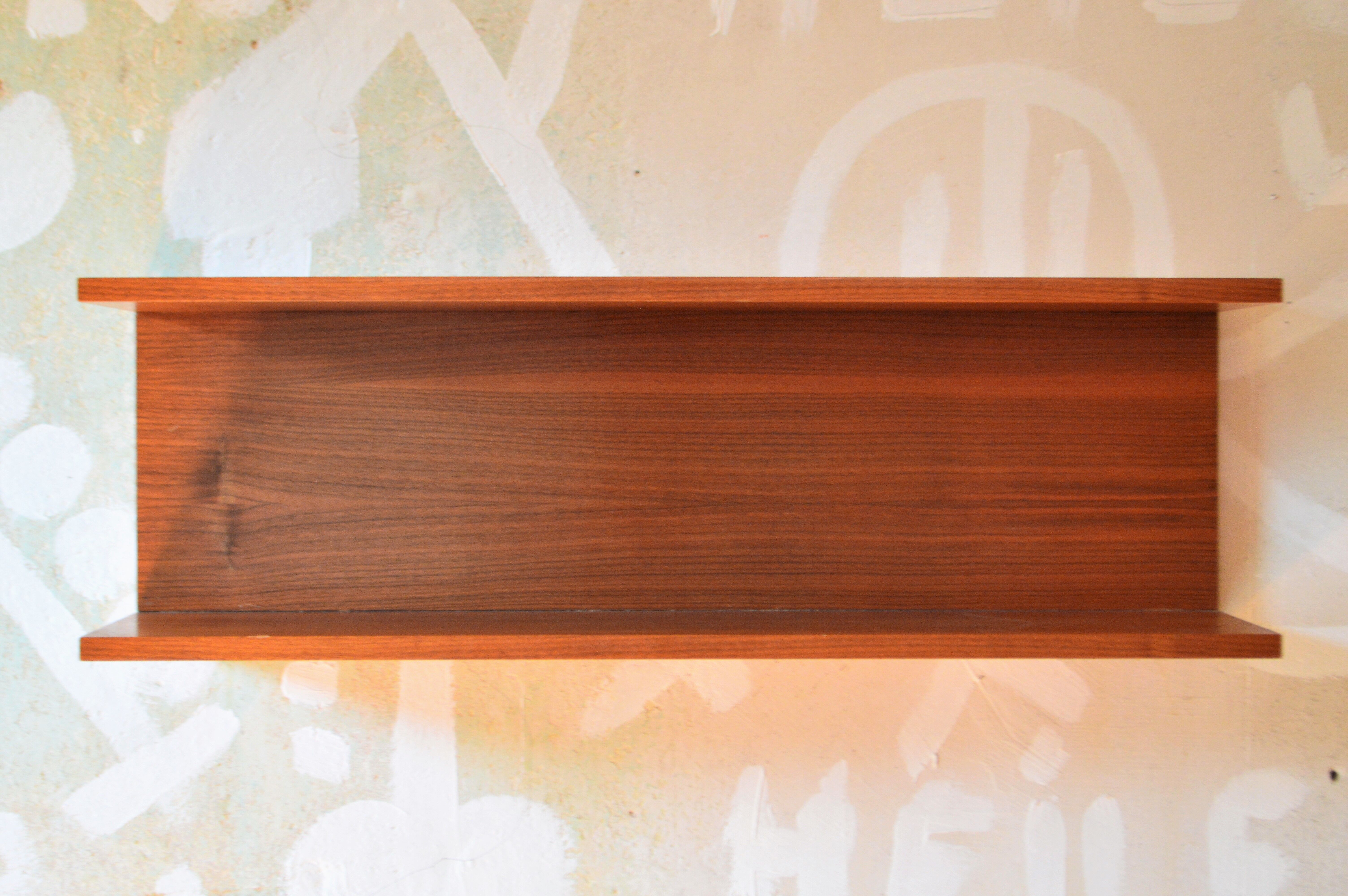 Vintage teak shelf designed by W.Wirz for Wilhelm Renz Germany of the 60s