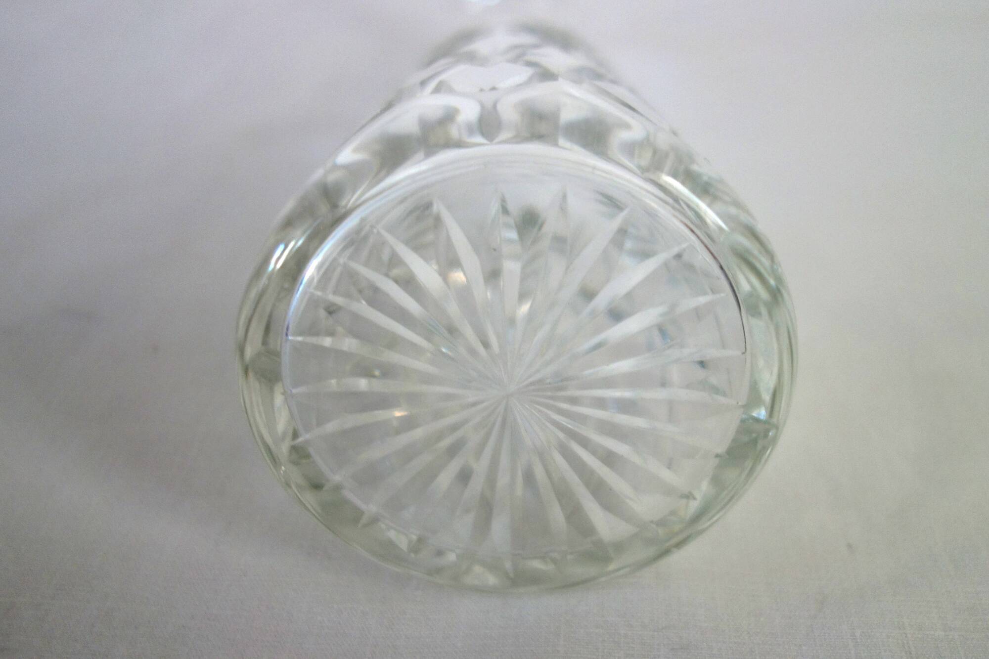 Old Saint Louis crystal wine carafe, Massenet model n°9
