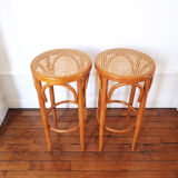 Lot of 2 high stools