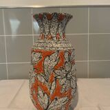 Ceramic vase and basket set