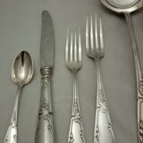 Housewife SFAM model Chambly rocker Louis XV silver metal wooden box