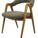 vintage WK Möbel style fauteuil / stoel 'Wildflecken' nieuwe bouclé stof