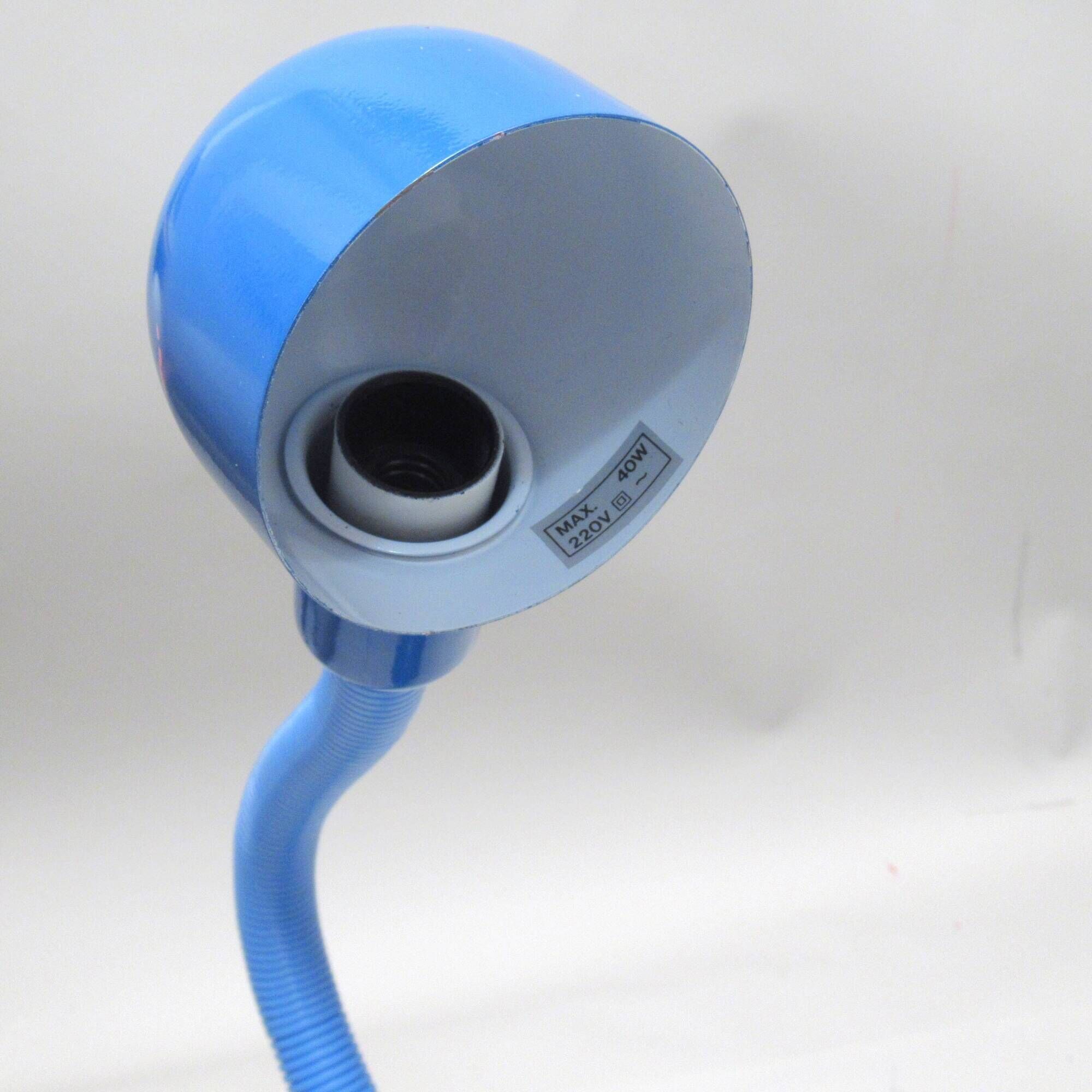 Blue desk lamp from the 80s
