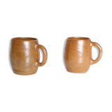 Duo de mugs en grès