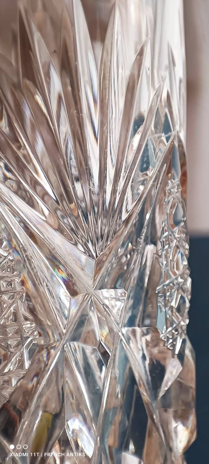 Saint Louis crystal candlestick, Florence model