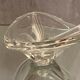 Mortar with crystal pestle signed daum