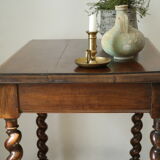 Table d'appoint, console style Louis XIII en noyer