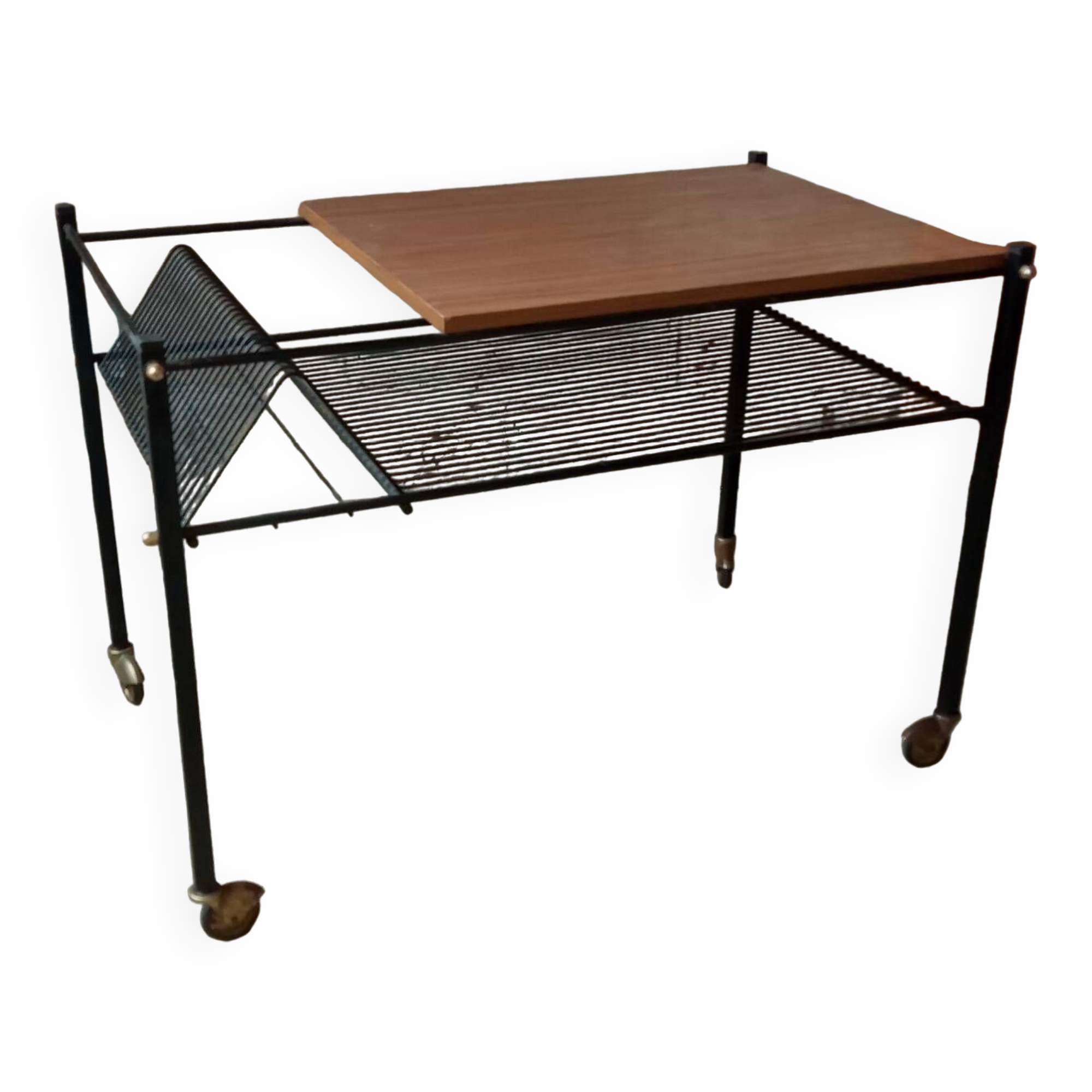 Vinyl and record player table