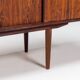 Scandinavian symmetric sideboard in rosewood Denmark 1960
