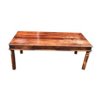 Table de bois exotique 200x90cm