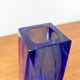 Vintage Sommerso glass vase from Murano by Alessandro Mandruzzato for Mandruzzato, 1970s.