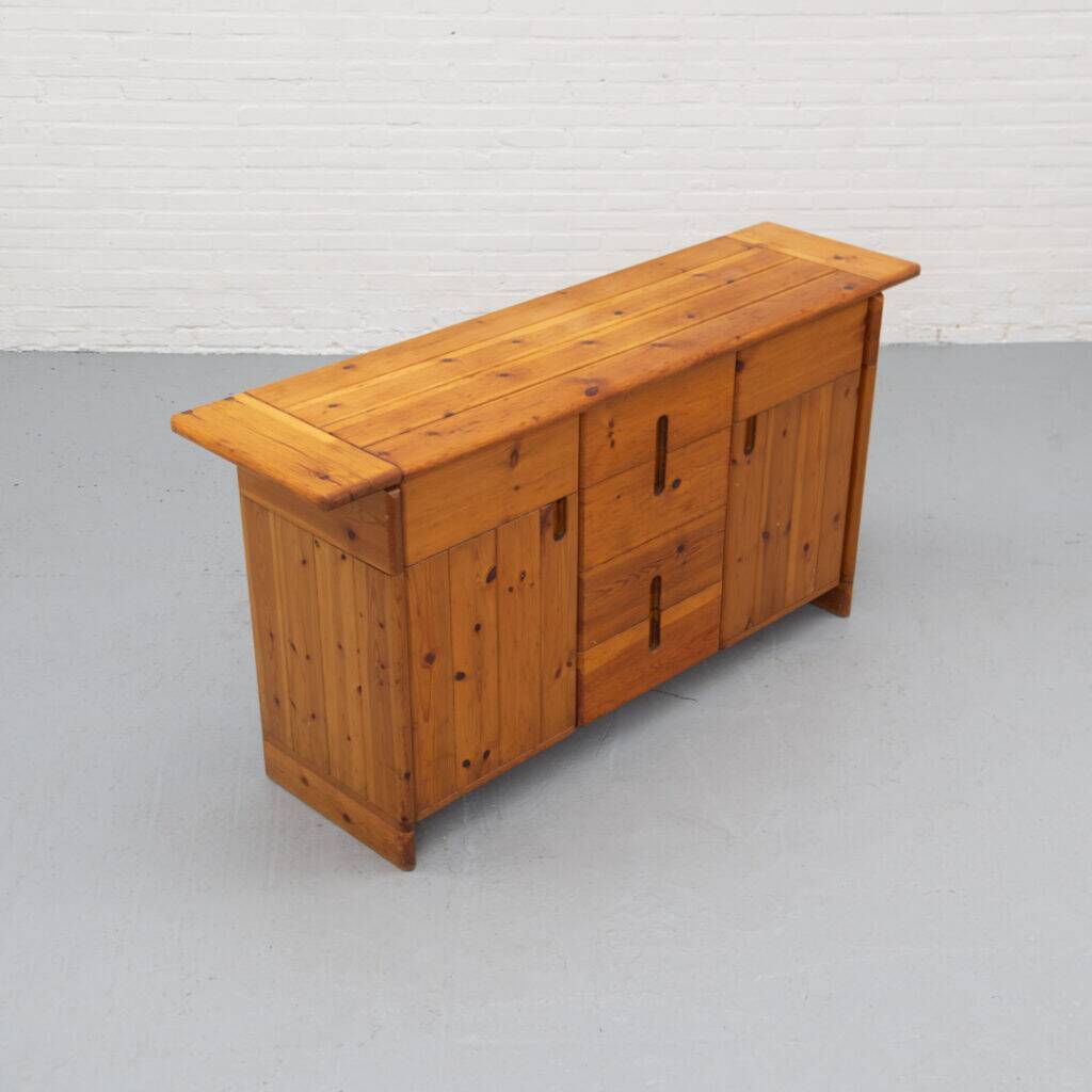 Silvio Coppola pine sideboard, 1960s