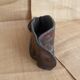 Raku vase signed free form