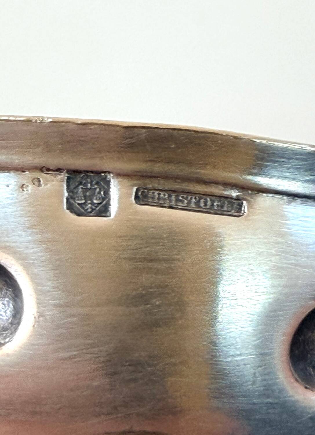Christofle silver-plated tastevin