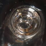 Val St Lambert, 8 crystal glasses, derby model.