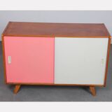 Pink and white chest of drawers by Jiri Jiroutek, model U-452 circa 1960