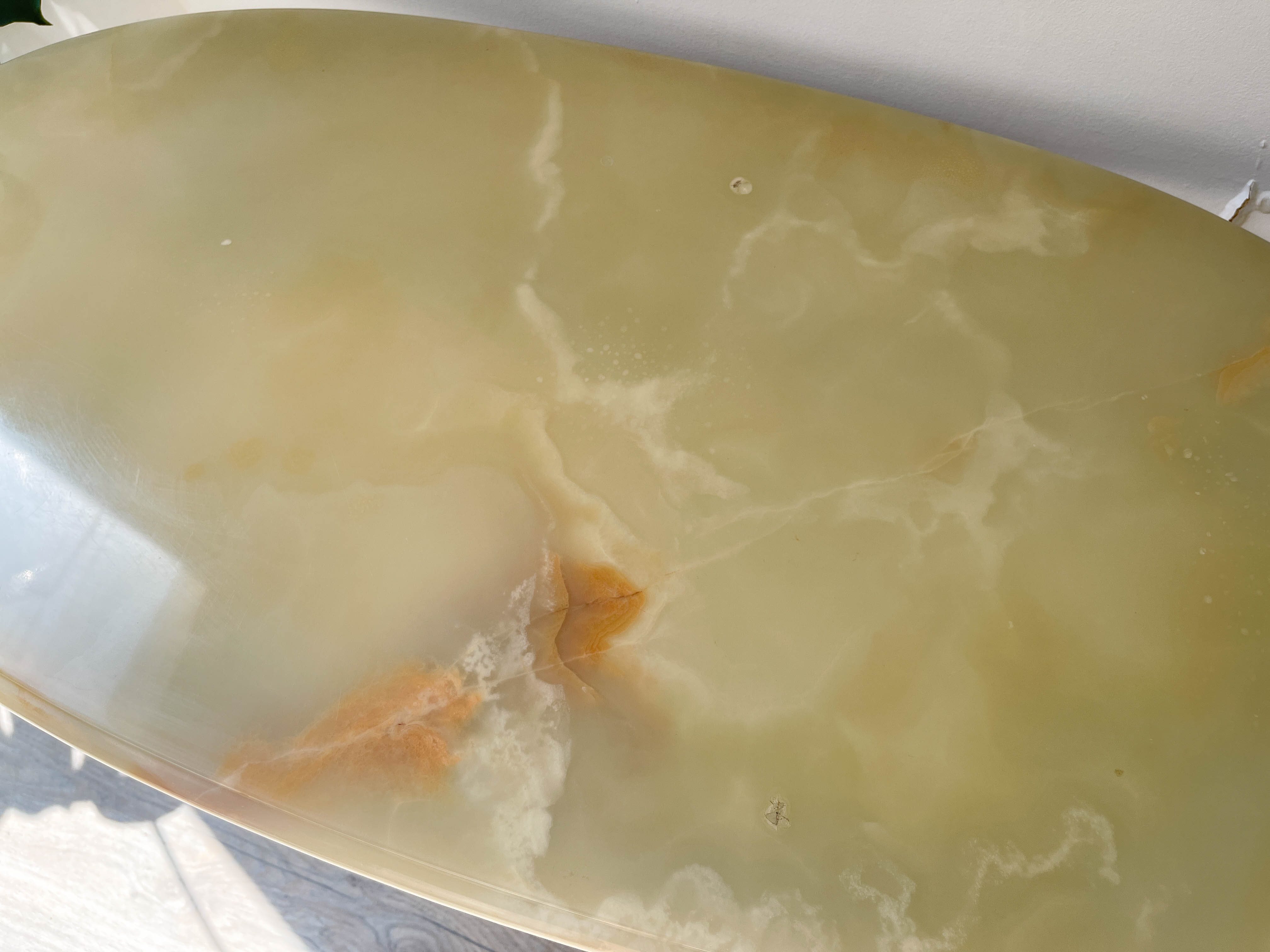 Marble and bronze coffee table Neoclassical style