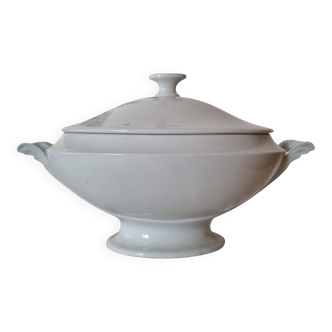 Limoges porcelain tureen, signed Coquet Design