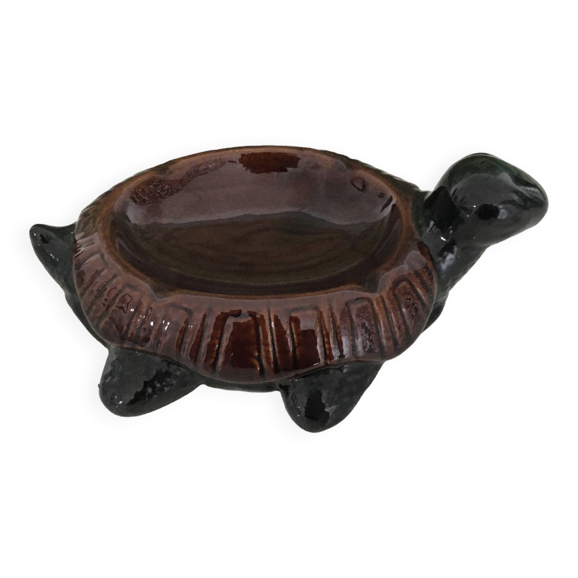 Two-tone turtle trinket tray