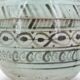 Pot couvert signé en grès, décor japonisant, années 70