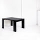 Vintage extendable table / console in lacquered wood by Paul Michel, France 1990