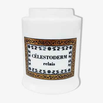 Old pharmacy jar Celestoderm Relais