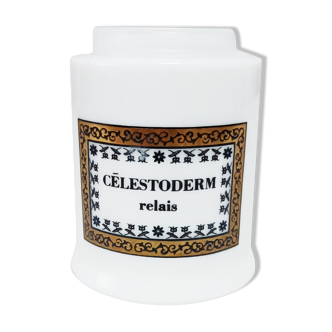 Old pharmacy jar Celestoderm Relais