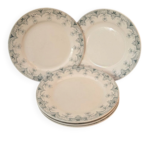 assiettes faïence L.