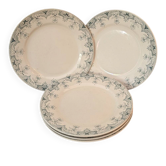 Earthenware plates L. Bourgeois Paris early 20th century