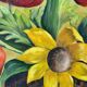 Large Table Bouquet of Flowers, Oil on Canvas, Signed Francine Dubo