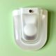 Glass and wood wall sconce light