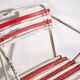 Antique outdoor stacking chairs (circa 1920). Set of 2 pieces.