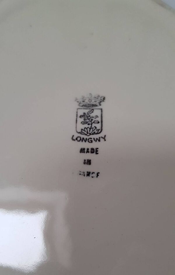 Service à poisson, Longwy, 14 pièces